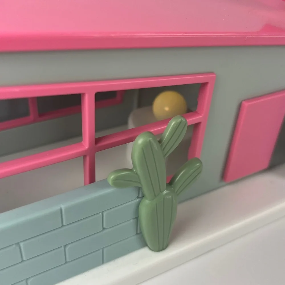 Crescent Retro Motel and Pink Camper Trailer‎ Toy Set Target Exclusive